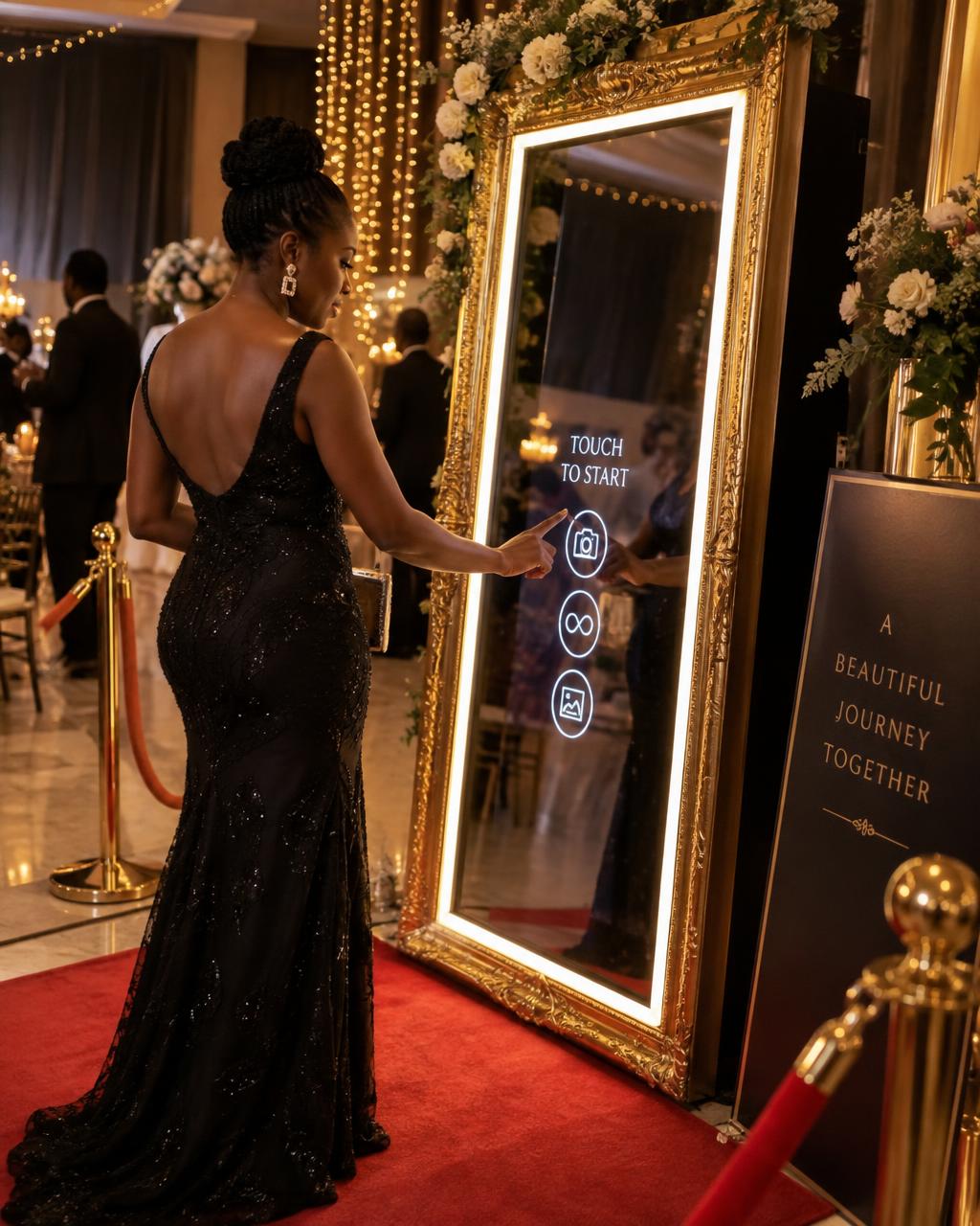 Mirror booth experience